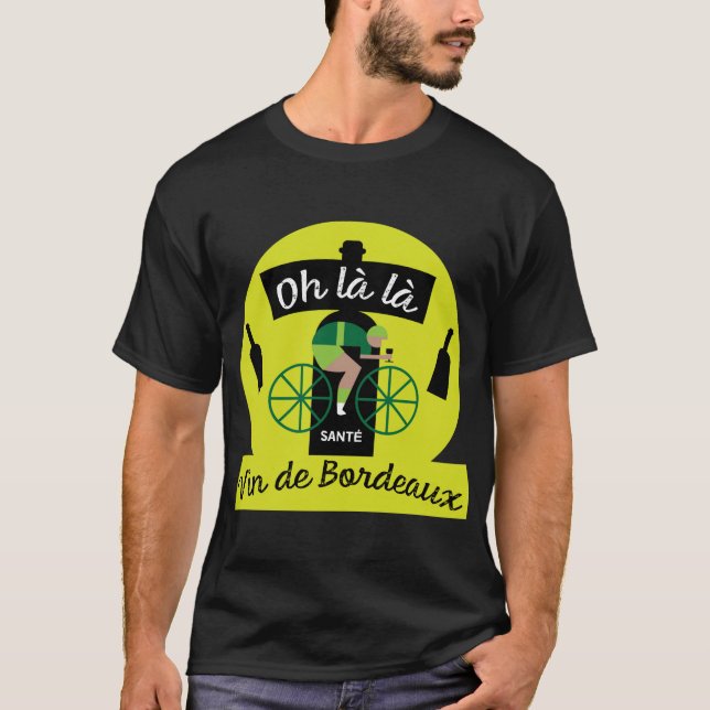 Camisa De Vinho Bordéus Francês (Frente)