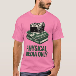 Camisa de Vinil de Câmera Antiga Mídia Física