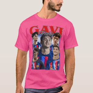 Camisa De Vintagem Do Pablo Gavi Bootleg
