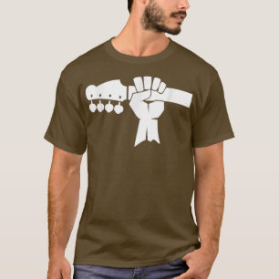 Camisa de violão, camisa de guitarra, camiseiros d