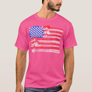 Camisa De Violão Da Bandeira Dos Eua - 4 De Julho,