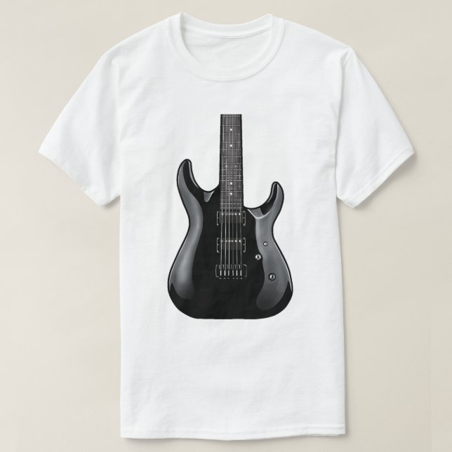 Camisa De Violão Elétrica Para Banda De Rock E Rol (Frente do Design)