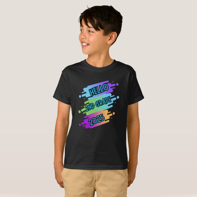 CAMISA DE VOLTA ÀS AULAS, 2º ANO, PRIMEIRO DIA DE  (Frente Completa)