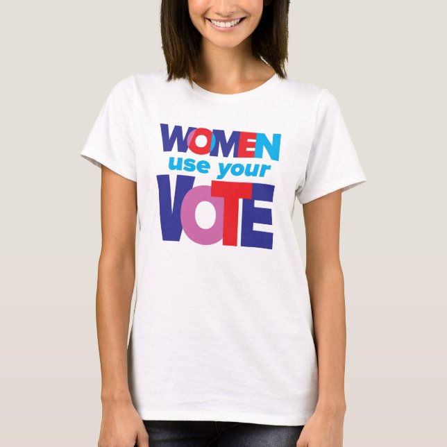 Camisa de voto feminina (Frente)