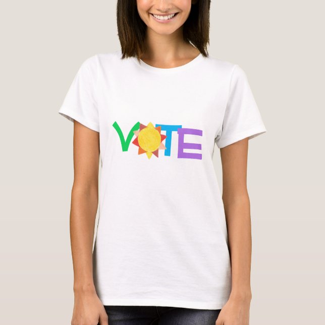 Camisa de Voto Sol GOTV / Vote com Sol (Frente)