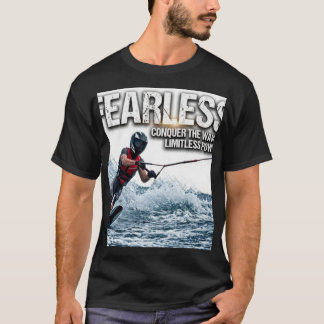 Camisa de Wakeboard Destemida, Conquistar Ondas Es