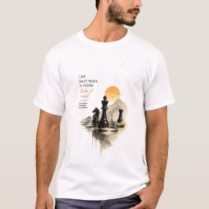 Camisa de Xadrez Mentalidade Xeque-Mate O Próxim