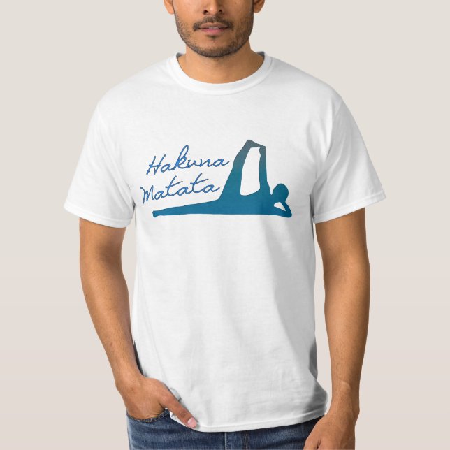 Camisa de Yoga Hakuna Matata para Homens (Frente)