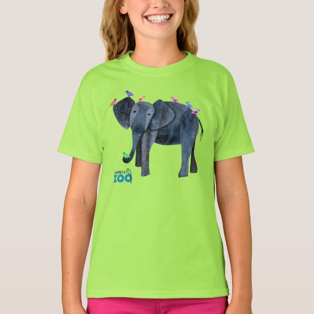 Camisa de Zooelefante de Mabell para crianças (Frente)