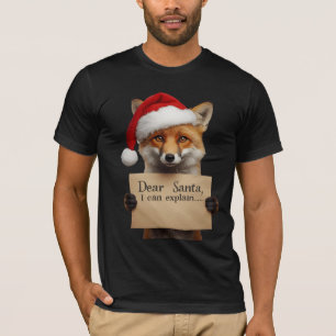 . Camisa Dear Santa Dog T-Shirt