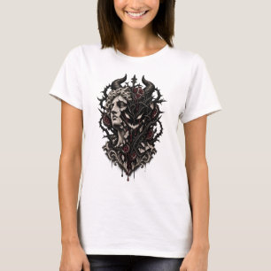 Camisa Demônio da Estátua Grega Quebrada, Romã San