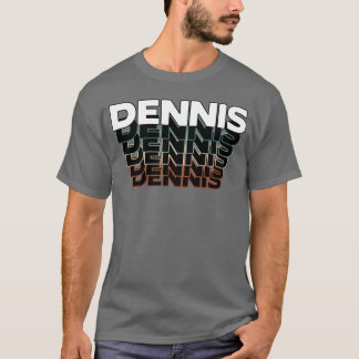 Camisa Dennis Engraçado Retro Vintage Pôr do Sol D