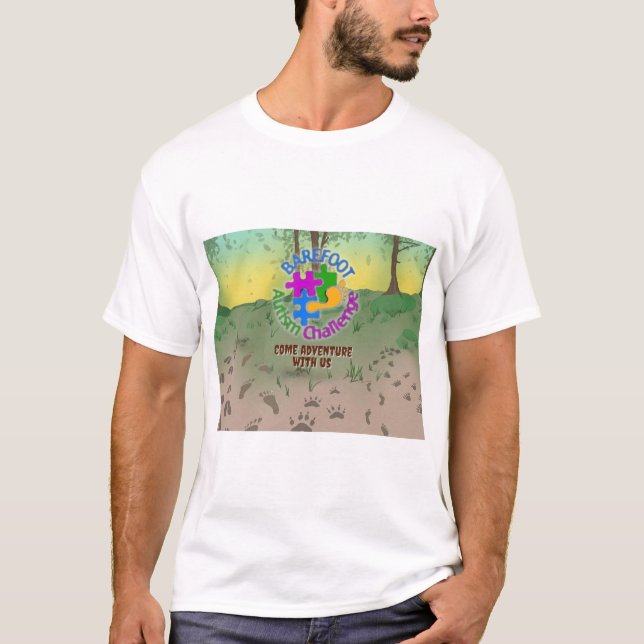 Camisa Desafio Autismo Pés Descalços 2025 (Frente)