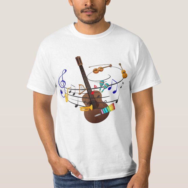 CAMISA DESIGN DE MÚSICA (Frente)