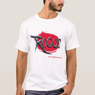 Camisa desonesto do logotipo dos homens