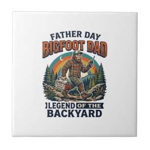 Camisa Dia dos Pais Bigfoot Pai Lanches Herói Piad