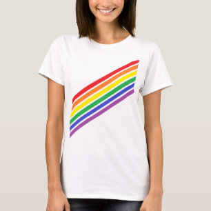 Camisa Diagonal Arco-íris