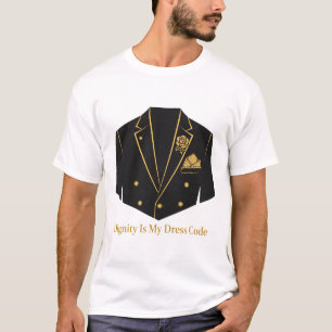 Camisa Dignidade É Meu Código de Vestimenta Funera