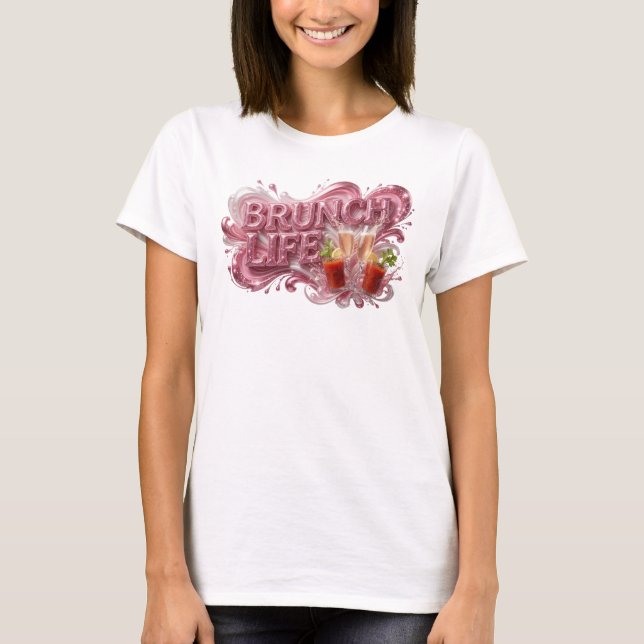Camisa Dinâmica Vermelha de DESIGNE DE VIDA BRUNCH (Frente)