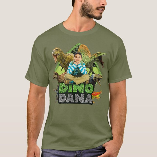 Camisa Dino Dana Real Dinossauros (Frente)