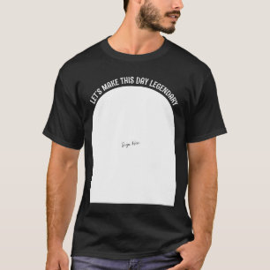 Camisa Divertida de Aniversário - Assine Aqui para