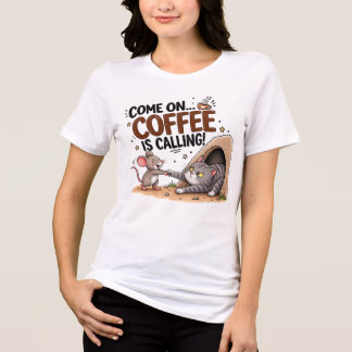 Camisa Divertida de Café | Presente para Amantes d