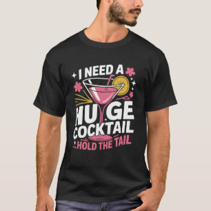 Camisa Divertida de Coquetel – Preciso de um Coque