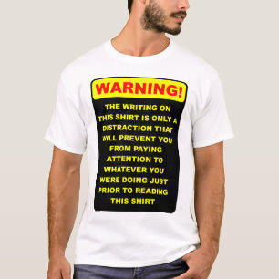 Camisa Divertida de Distração