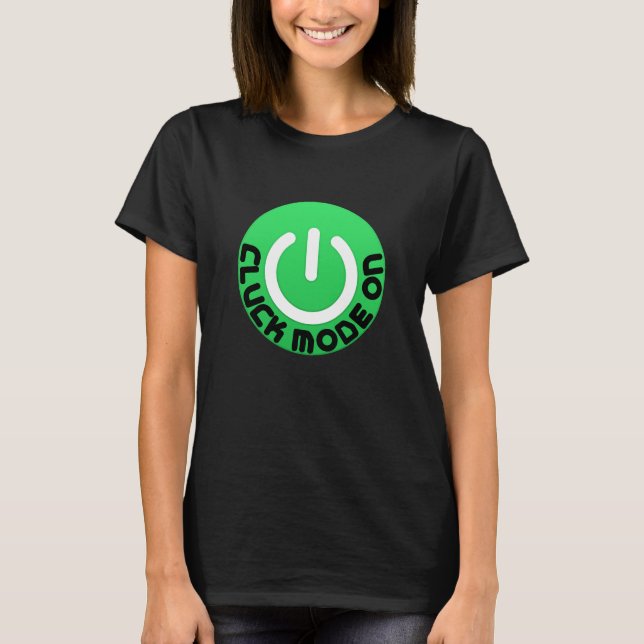 Camisa Divertida de Frango - Humor da Fazenda Roo  (Frente)
