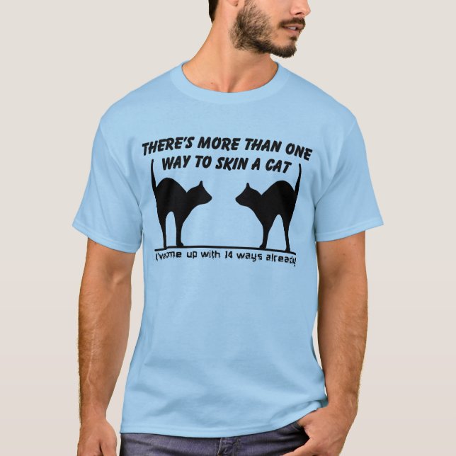 Camisa Divertida de Gato Humor (Frente)