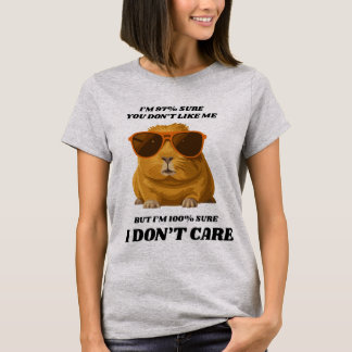 Camisa Divertida de Gato para Mulher - Atitude "Nã