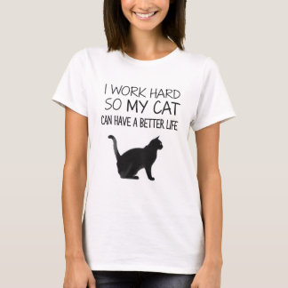Camisa Divertida de Mãe/Pai de Gato - Vida Melhor