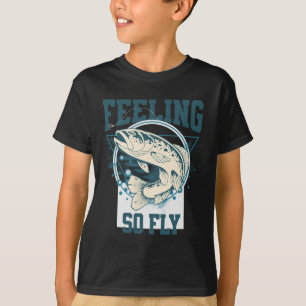 Camisa Divertida de Pesca com Mosca para Pescadore