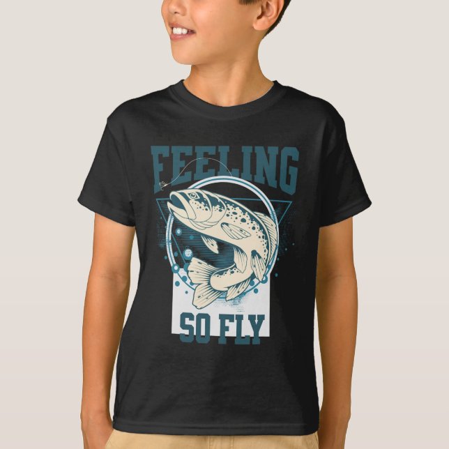 Camisa Divertida de Pesca com Mosca para Pescadore (Frente)