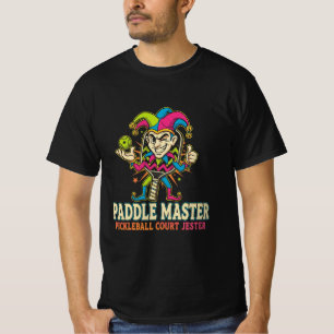 Camisa Divertida de Pickleball Camisa Retro do Pad