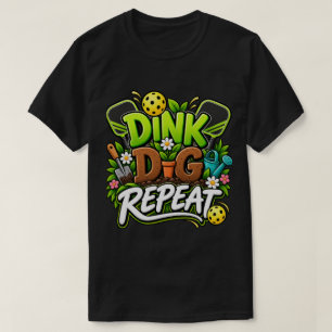 Camisa Divertida de Pickleball e Jardinagem Dink