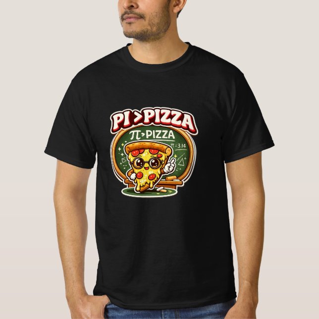 Camisa Divertida de Professor de Matemática – Pi M (Frente)