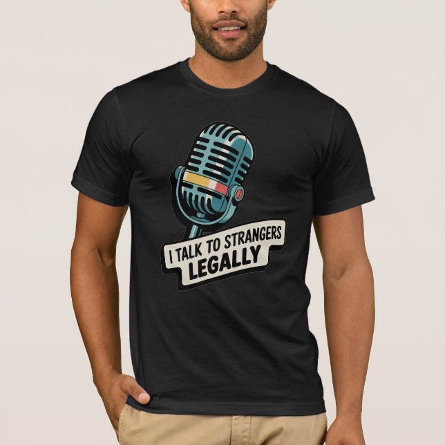 Camisa Divertida de Rádio Amador - Falo com Estran (Frente)