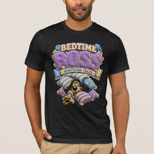 Camisa Divertida de Sono Chefe da Hora de Dormir