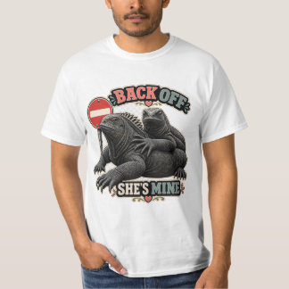 Camisa Divertida do Dia dos Pais com Iguana - Recu
