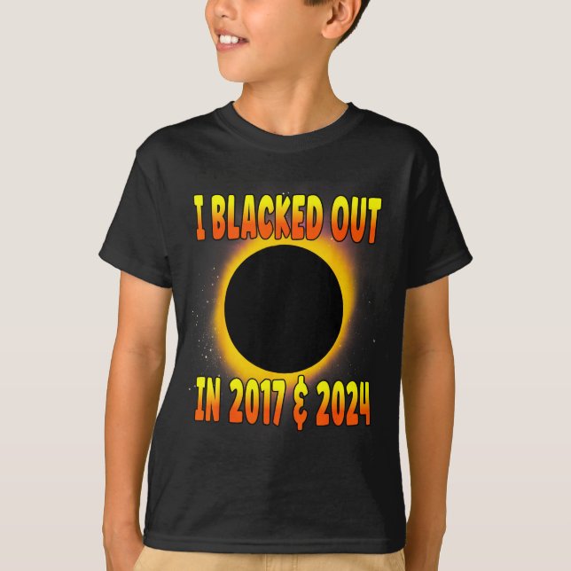 Camisa Divertida Eclipse Total Solar 2017 (Frente)