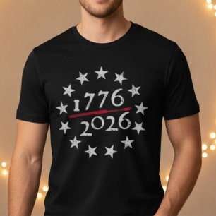 Camisa do 250º Aniversário da América 1776-2026