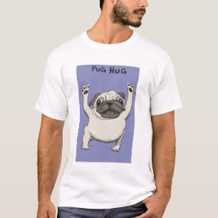Camisa do abraço do Pug