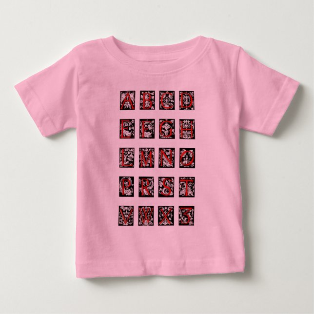 Camisa do alfabeto (Frente)