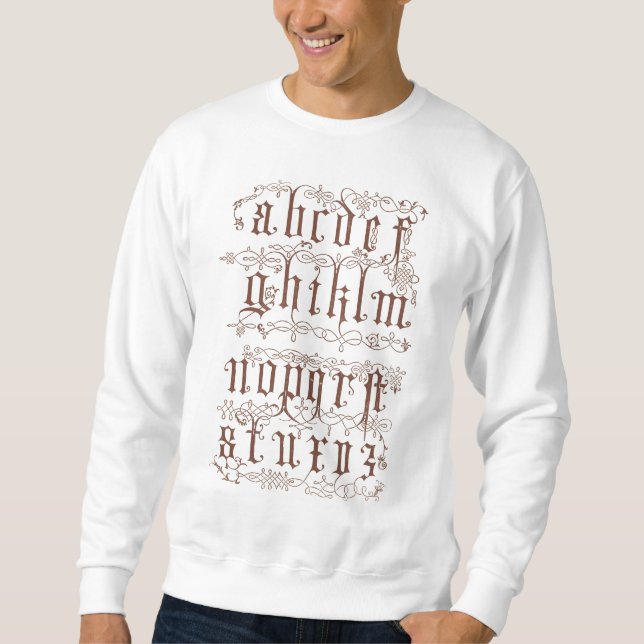 Camisa do alfabeto (Frente)
