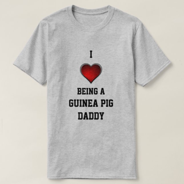 Camisa do amante da cobaia (Frente do Design)