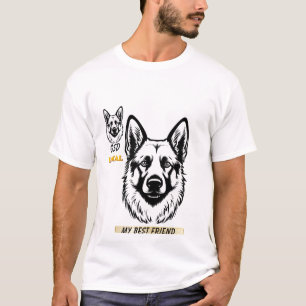 Camisa do Amigo do Pastor Alemão - Presente para A