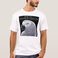 Camisa do amor das cinzas africanas