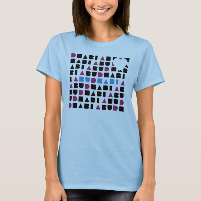 Camisa do amor de Abu Dhabi (Frente)