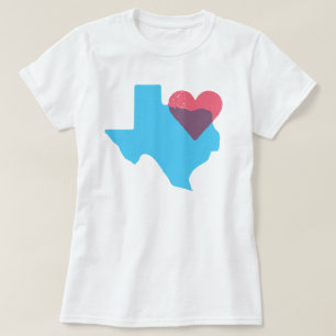 Camisa do amor do estado de origem de Texas